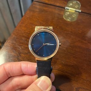 Skagen Freja Quartz Blue Dial Ladies Watch SKW2706